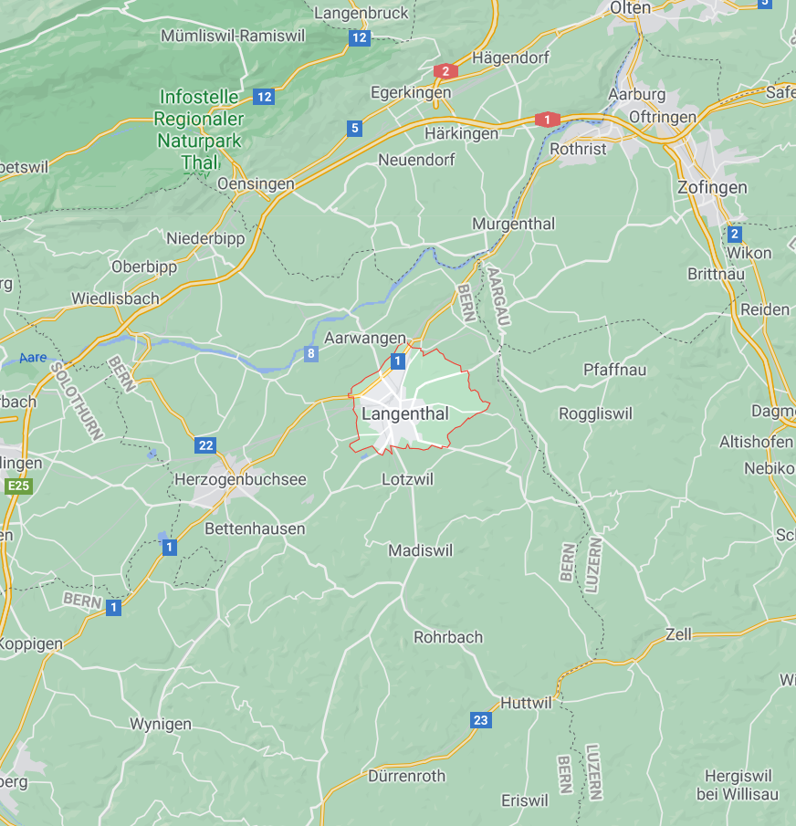 Unsere Reise nach Langenthal
